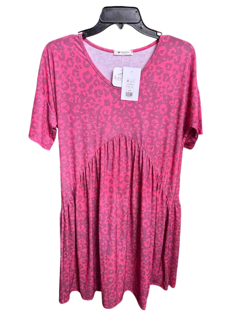 Pink BomBom Casual Dress, S