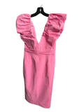 Pink Elle Zeitoune Puffed Sleeve Dress, S