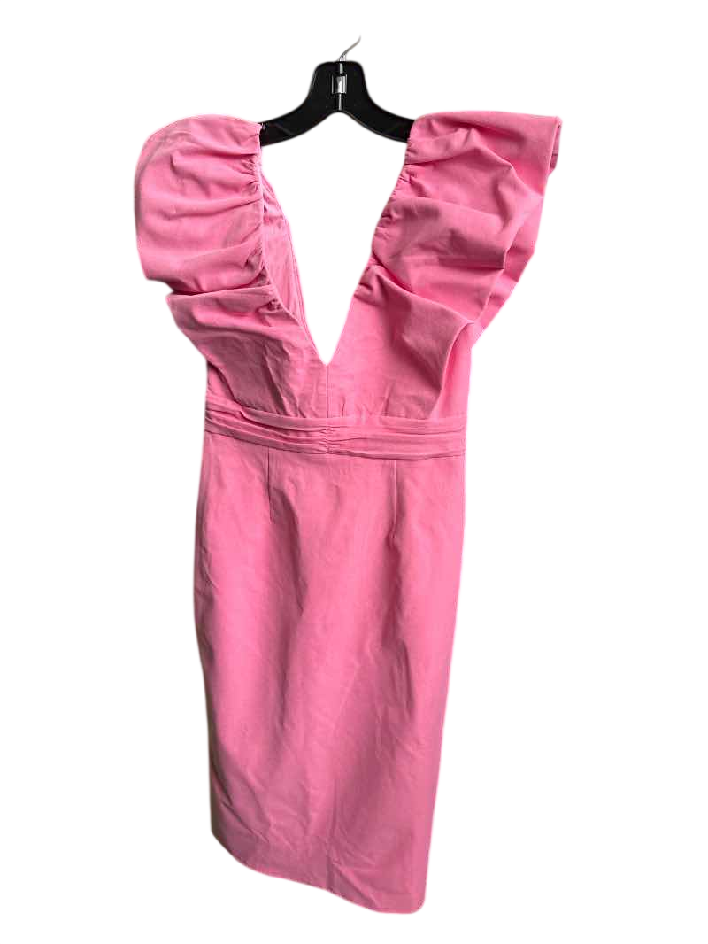 Pink Elle Zeitoune Puffed Sleeve Dress, S