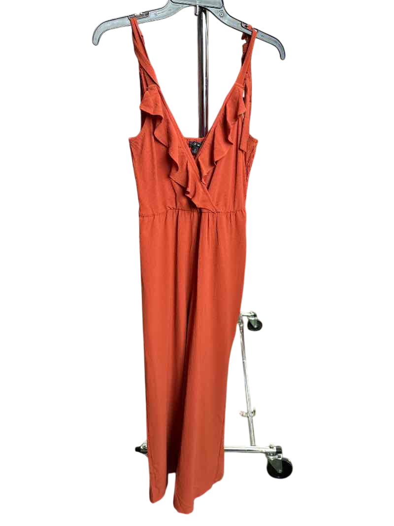 Orange As U Wish Jumpsuit, S