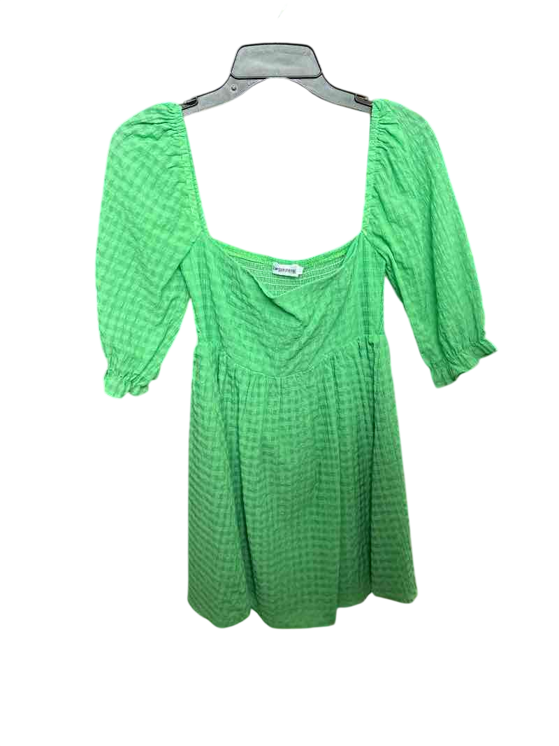 Green Beginning Boutique Off the Shoulder Dress, 4
